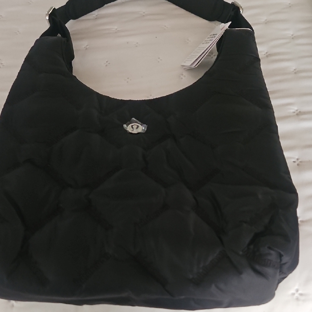 lululemon athletica Black Quilted Mini Bag BRAND NEW WITH TAGS.